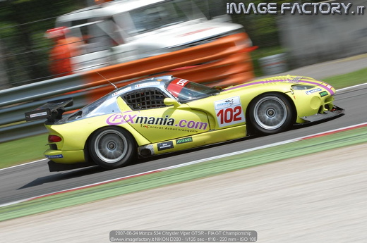 2007-06-24 Monza 524 Chrysler Viper GTSR - FIA GT Championship